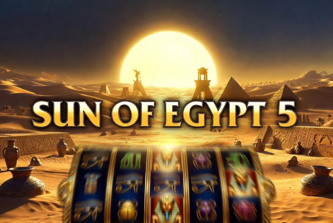 Главный экран слота Sun of Egypt 5 от 3 Oaks Gaming